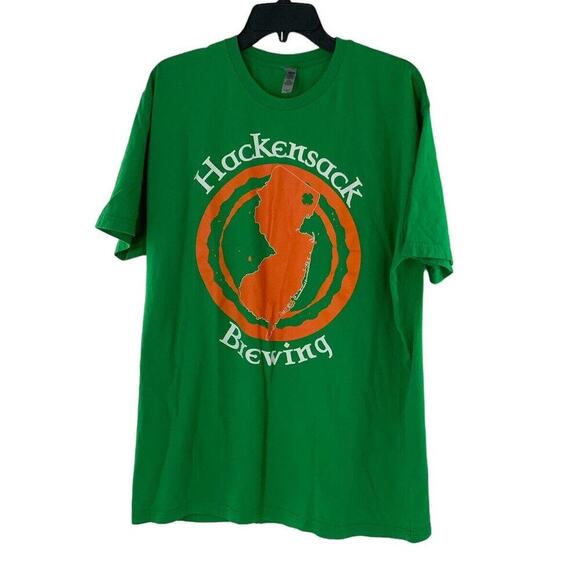 Next Level Apparel Hackensack Brewing T-Shirt Mens Sz XL 100% Cotton Graphic Tee - Picture 1 of 8